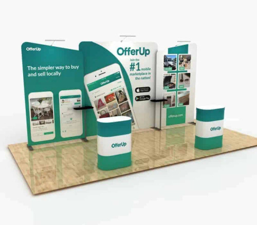 WT Modular Kit B4D2B4 10' x 20' Trade Show Display WT Modular Kit B4D2B4 10' x 20' Trade Show Display