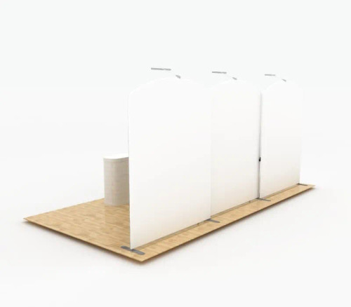 WT Modular Kit C5C5C5 10' x 20' Trade Show Display with single-sided graphics WT Modular Kit C5C5C5 10' x 20' Trade Show Display with single-sided graphics
