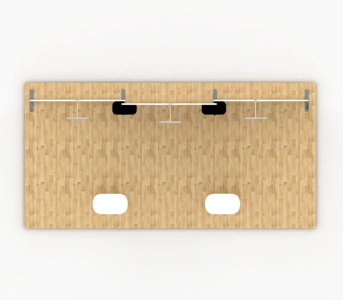 WT Modular Kit C5C5C5 10' x 20' Trade Show Booth Top View WT Modular Kit C5C5C5 10' x 20' Trade Show Booth Top View