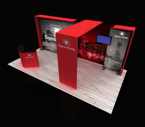 Radiant 213 10 x 20 - portable trade show booth Radiant 213 10 x 20 - portable trade show booth