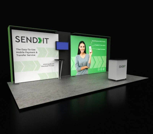 Radiant 210 10 x 20 - portable trade show displays Radiant 210 10 x 20 - portable trade show displays