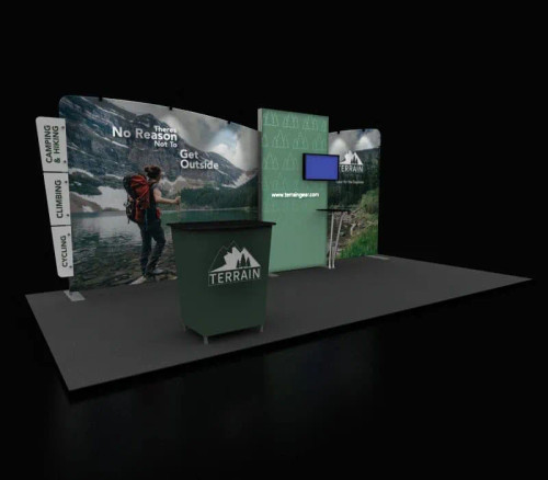 Radiant 206 10 x 20 - Portable Trade Show Displays Radiant 206 10 x 20 - Portable Trade Show Displays