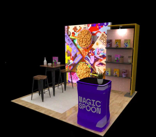 Radiant 115 10 x 10 - backlit portable trade show booth Radiant 115 10 x 10 - backlit portable trade show booth
