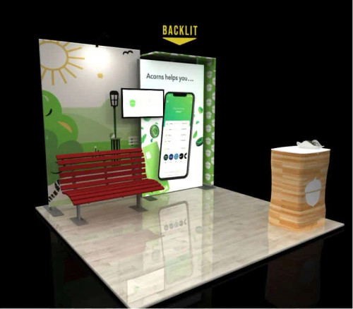 Radiant 107 10 x 10 Backlit Trade Show Display Radiant 107 10 x 10 Backlit Trade Show Display