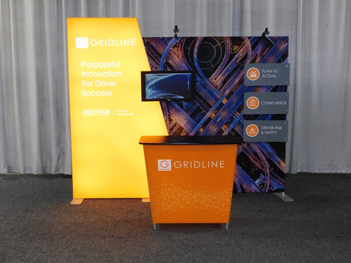 Radiant 109 10' x 10' Portable Backlit Trade Show Display Client Example