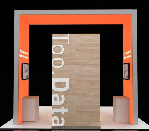 TOO DATA 20 x 20 Arch Trade Show Booth Display