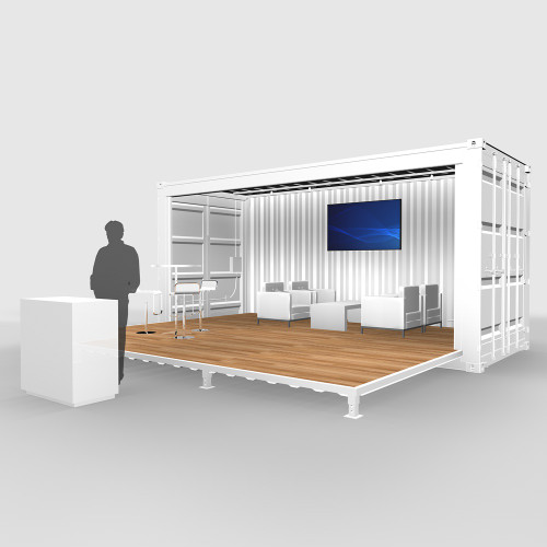 Shipping Container Base Model A1 for trade shows View3 Shipping Container Base Model A1 for trade shows View3