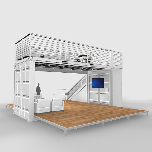 Shipping Container Base Model E2 trade show display Shipping Container Base Model E2 trade show display