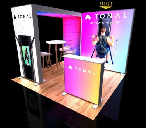 Beacon 10×10 Lightbox Arch Trade Show Display