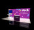 Brilliant 238″ x 96″ Backlit Trade Show Display with Left Monitor