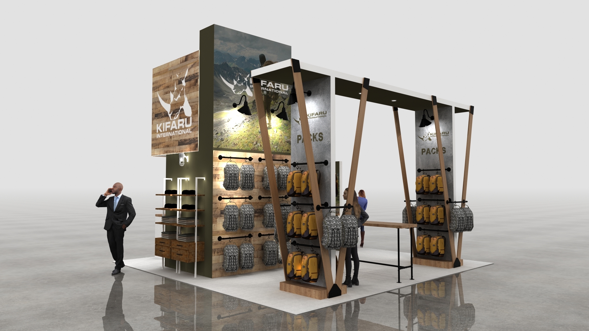 20'x20' custom trade show displays