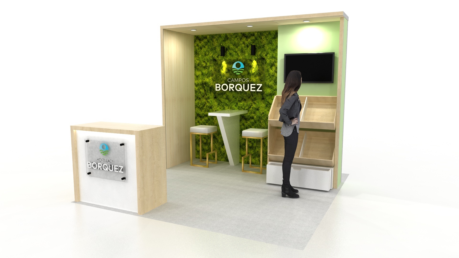 10'x10' custom trade show booths