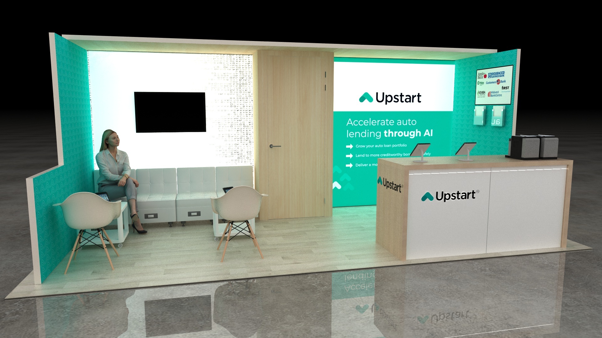 10'x20' custom trade show displays