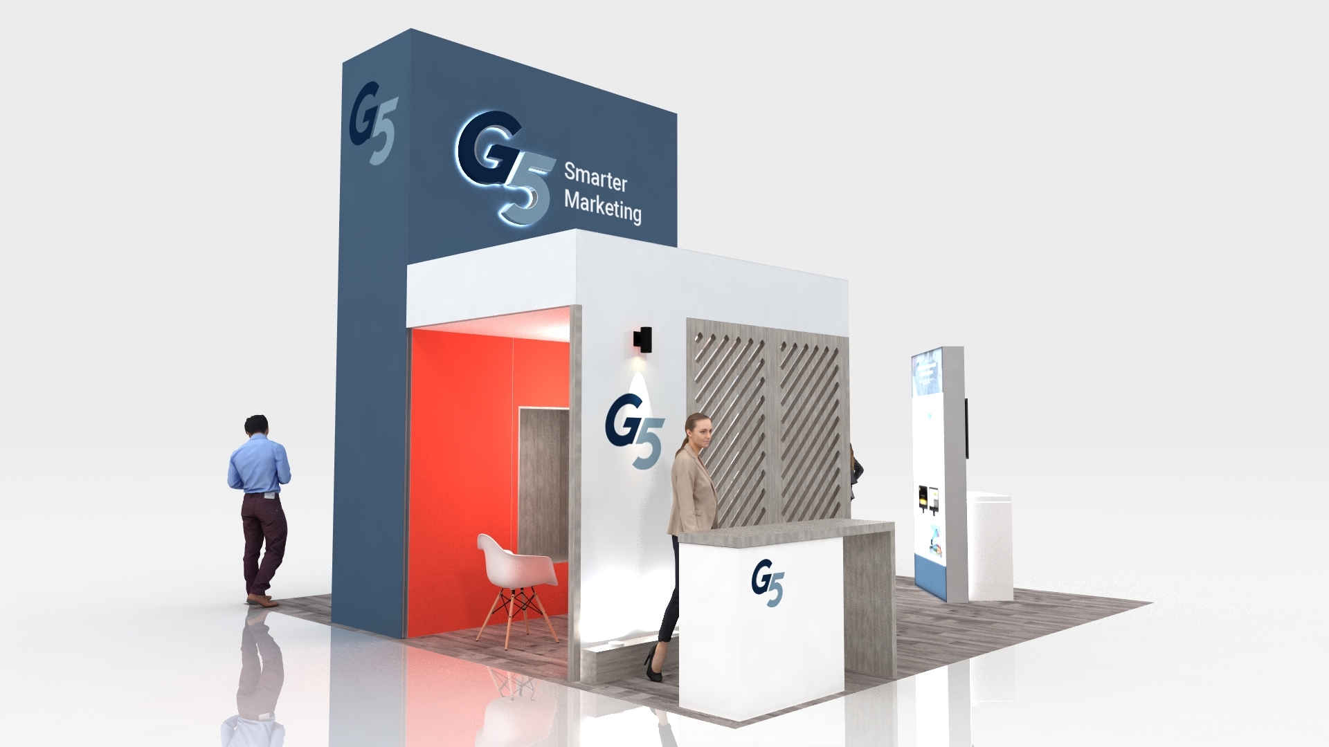 20'x20' custom trade show booths