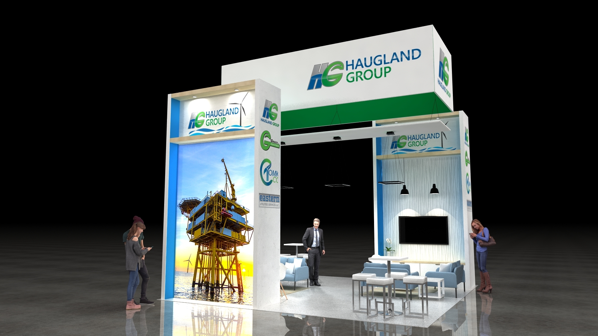 20'x20' custom trade show exhibits