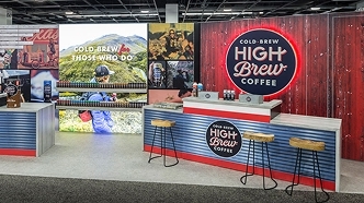 Rental example of booth