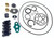 KC 360 Turbo Rebuild Kit (EXTREME) - 6.0L Powerstroke, 6.6L Duramax LBZ & LLY