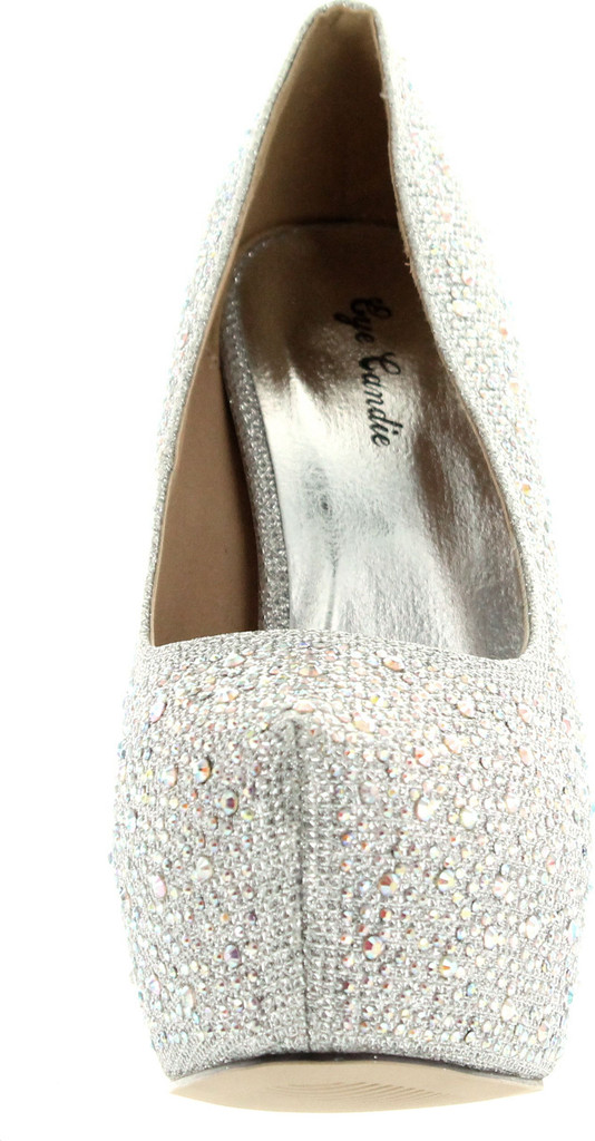 Eye Candie Womens Fashion Shiny New Design Platform Pump