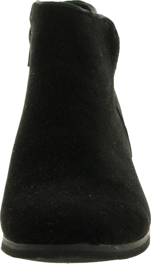 Reneeze Womens Beauty-03 Sneaker Petty Stacked Heel Side Zipper Ankle Booties