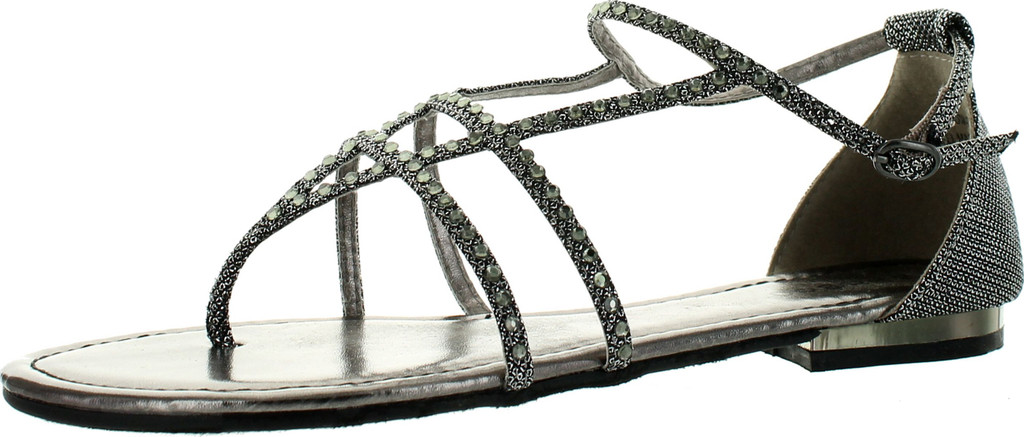 Bamboo Bloom-74 T-Strap Flat Gladiator Sandal