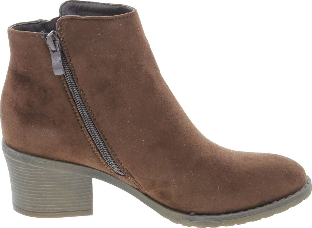 Reneeze Pama-1 Womens Fashionable Stacked Heels Ankle Booties