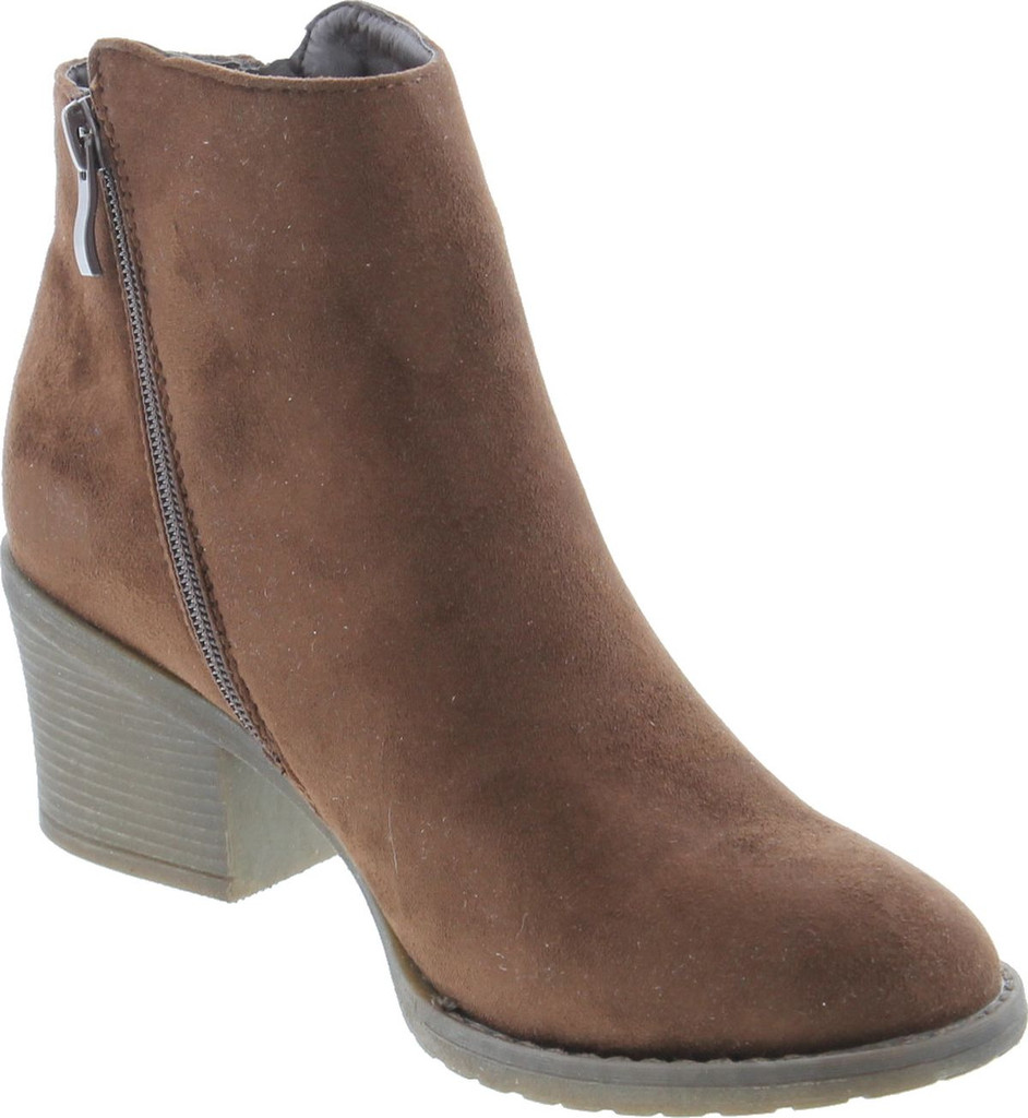 Reneeze Pama-1 Womens Fashionable Stacked Heels Ankle Booties