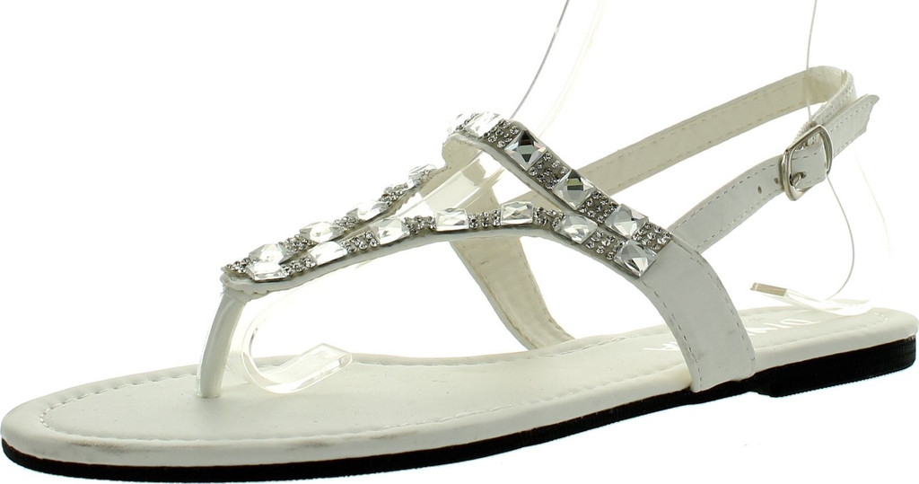 Diviana Moira-09A Womens Round Toe Sling Back Thong Sandals