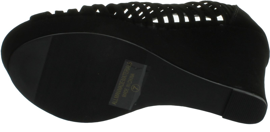 Top Moda Womens Denver-1 Gladiator Wedge Heel Sandals