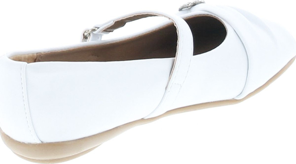 Little Angel Girls Kammi-191E Heart Pendant Ballerina Flats