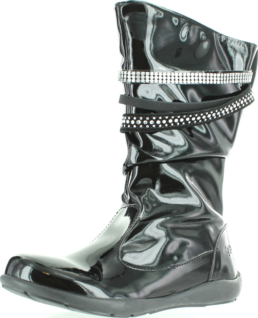 Primigi Girls Charlize Fashion Strappy Patent Boots