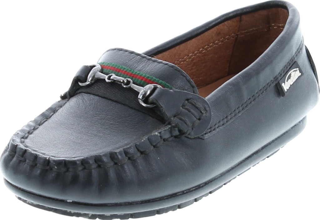 Venettini Boys Toby Dress Casual Slip On Loafers With Chain