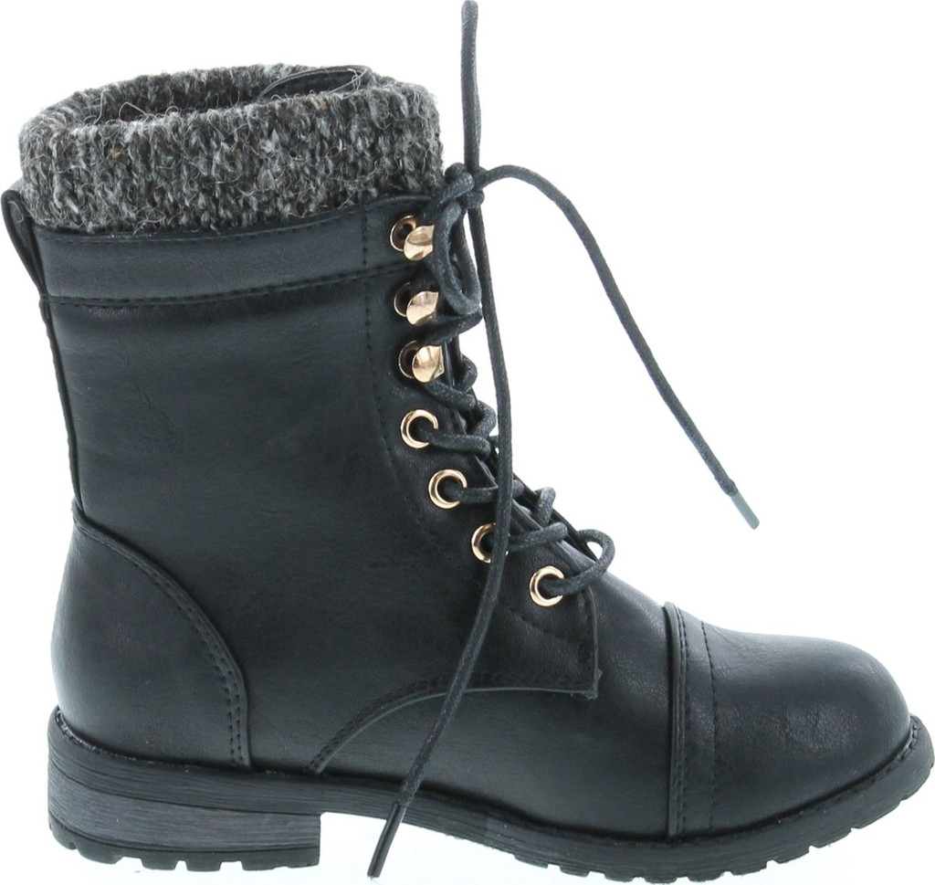 Link Legend-24K Girls Two Buckle Zipper Back Boots