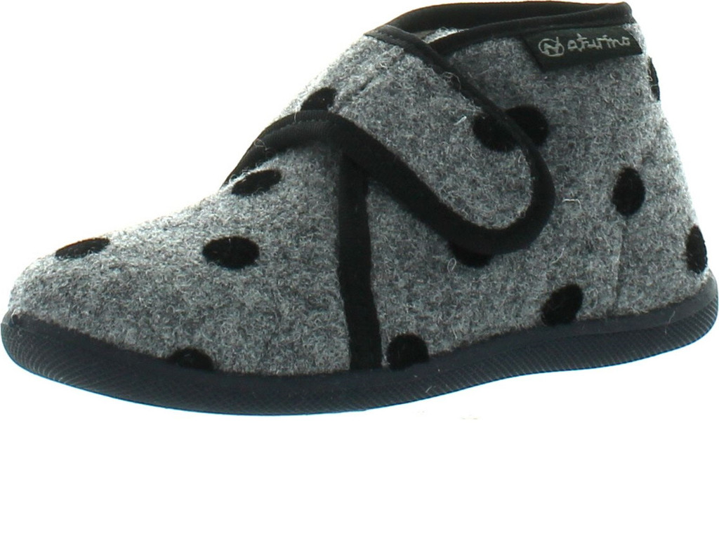 Naturino Girls 7452 Snowflake Natural Wool Home Slippers