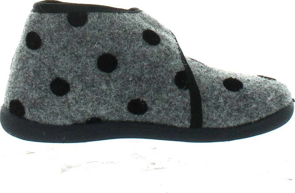 Naturino Girls 7452 Snowflake Natural Wool Home Slippers