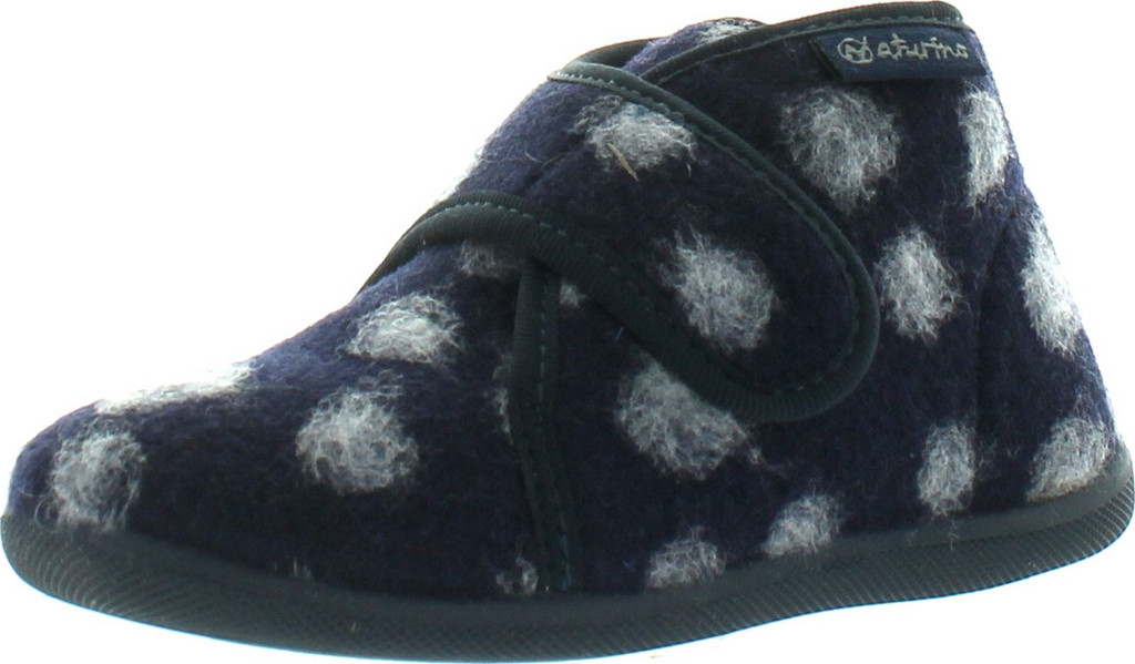 Naturino Girls 7452 Snowflake Natural Wool Home Slippers