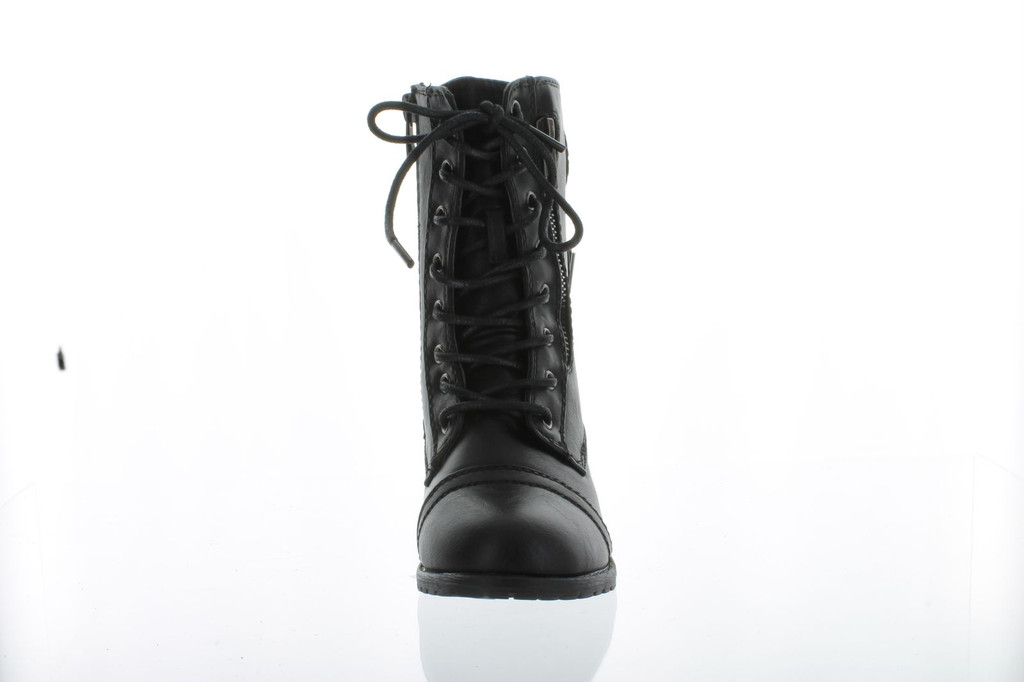 Link Mango-61K Girls Zipper Military Combat Boot