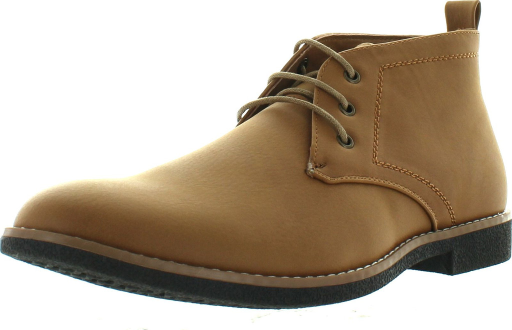 Arider Cooper-03 Men's High-Top Lace Up Chukka Ankle Booties