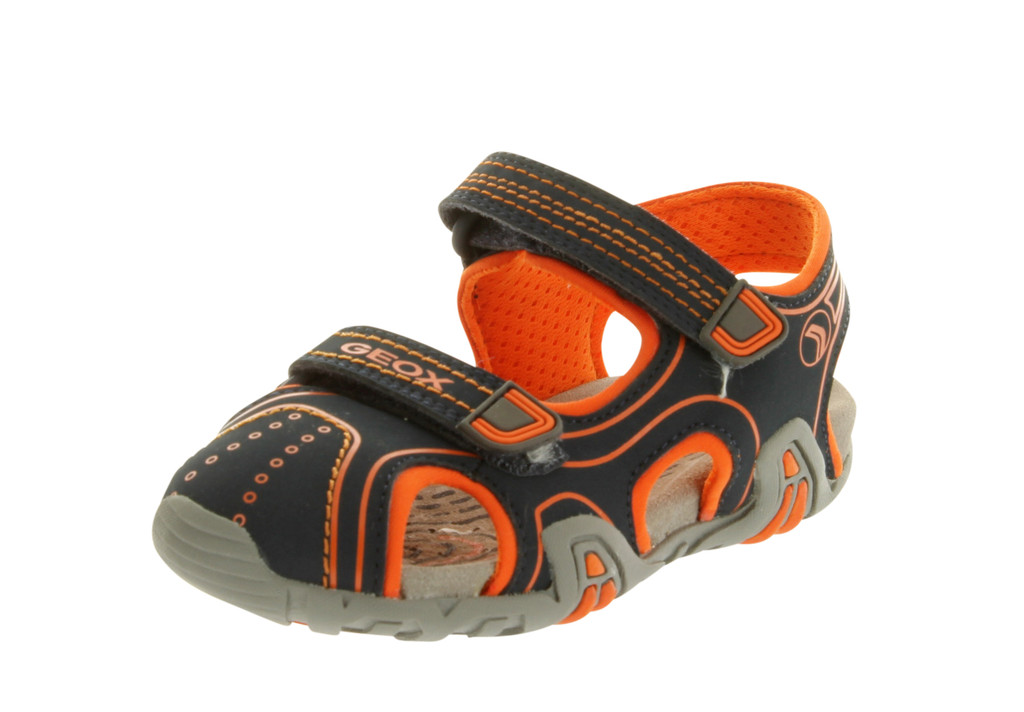 Geox Boys' Kraze C Closed Toe Sandal