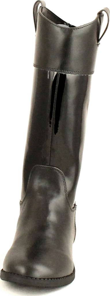 Cole Haan Girls Juniors Nancy Tall Fashion Riding Patent Combo Leather Boots