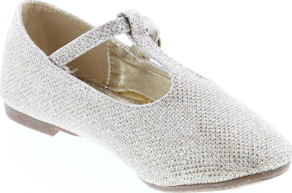 Bella Marie Girls Triss-13K T Strap Dress Flats Shoes