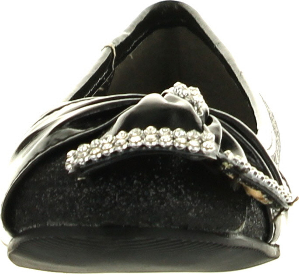 Lasonia Girls Flat Shoes With Bow And Rhinestone Accent