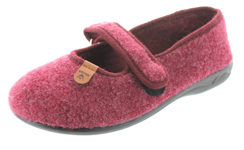 Sc Home Collection Womens Felt Closed Toe Mary Jane Slippers
