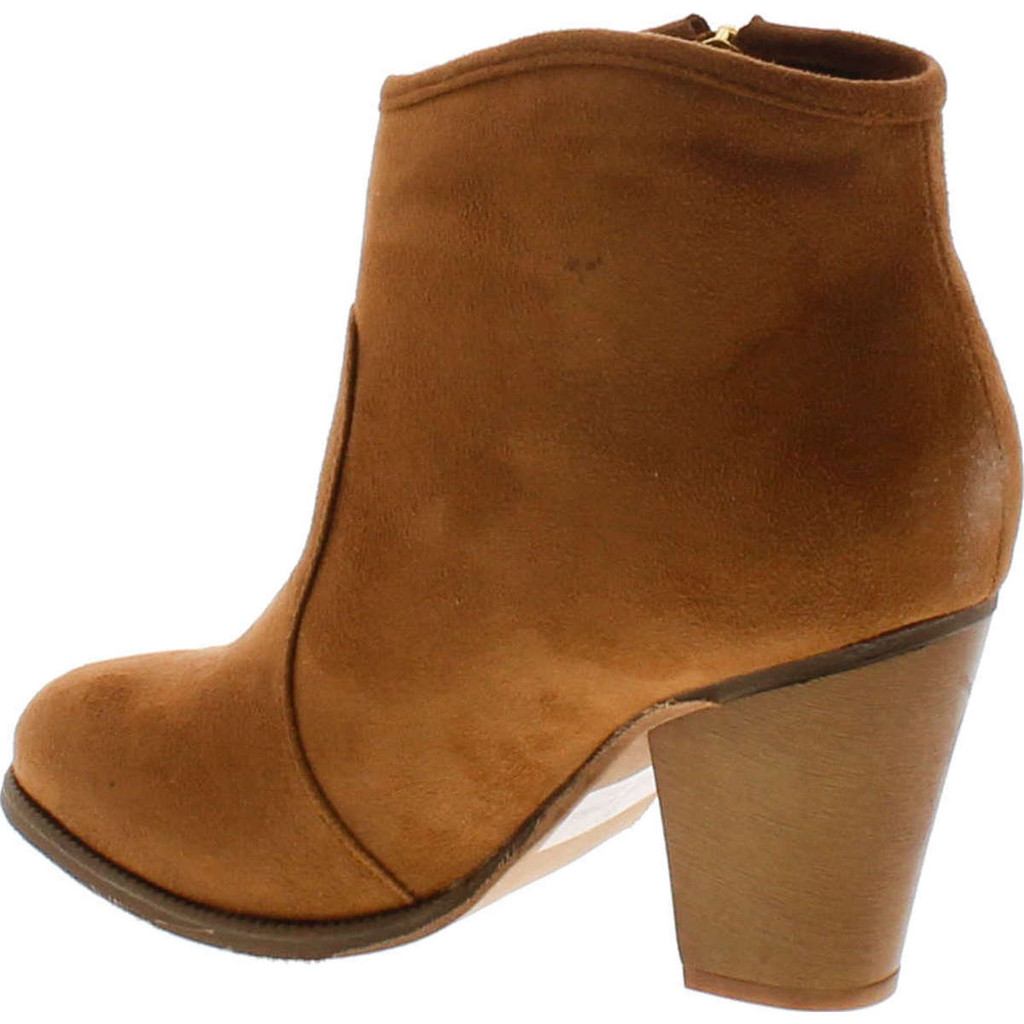 Liliana Romane-1 Women's Chunky Heel Riding Ankle Booties