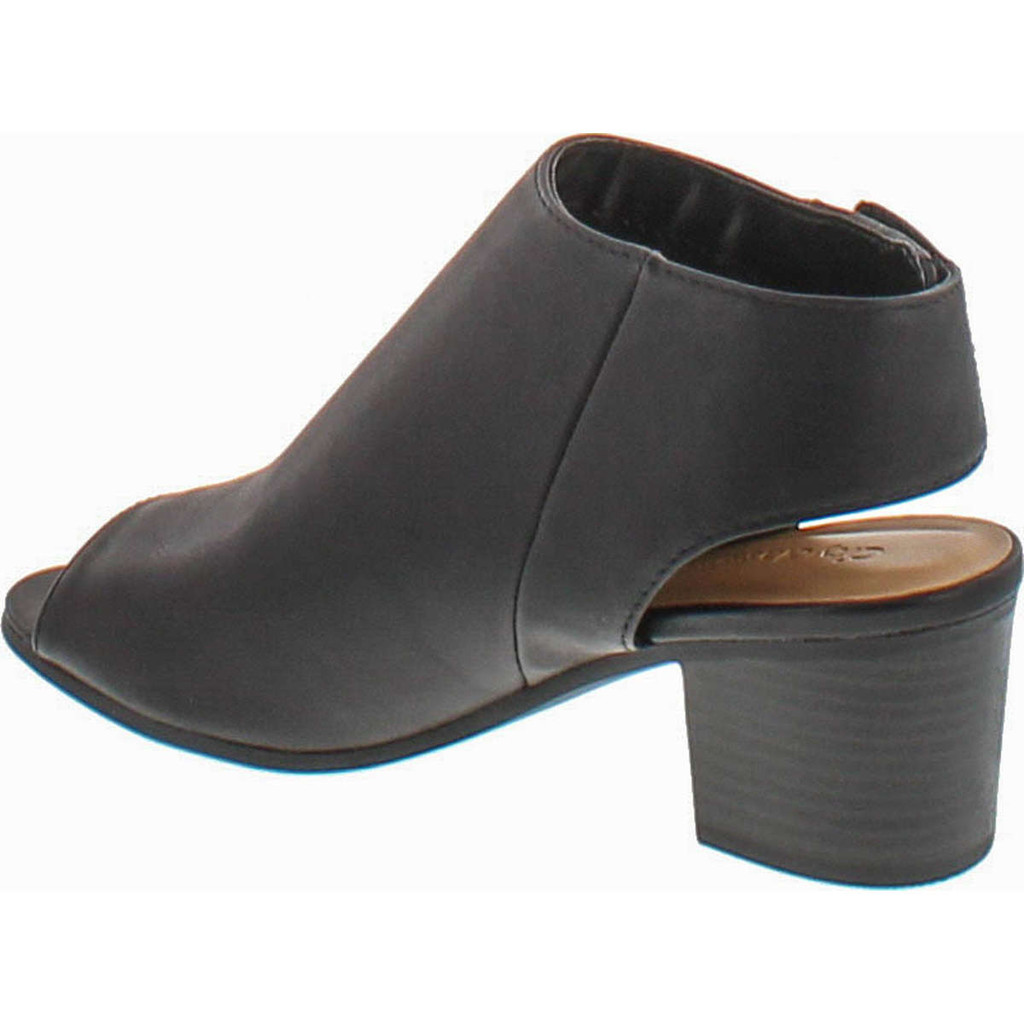 Soda Women's Harlyn-S Leatherette Cutout Peep Toe Booties