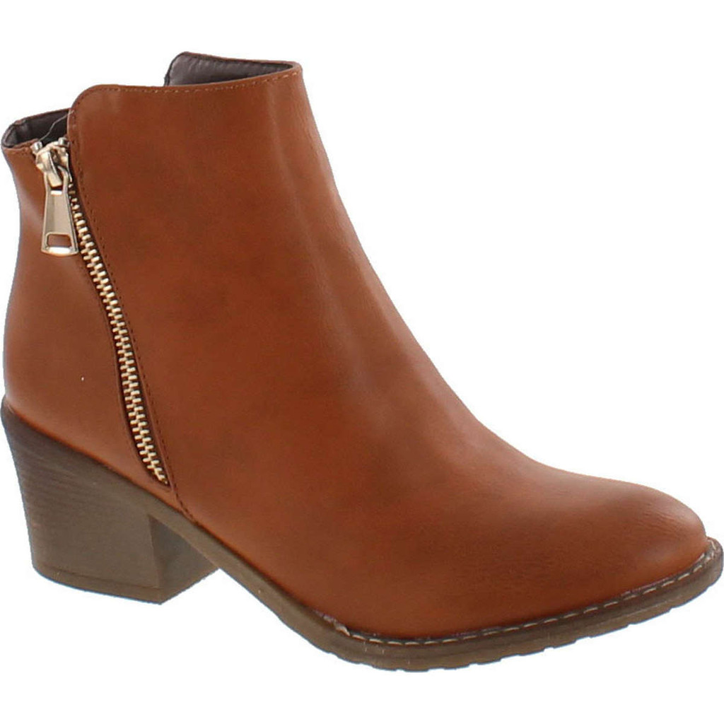 Reneeze Pama-02 Women's Blocked Heels Ankle Booties