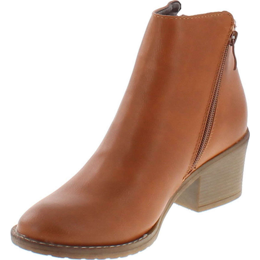 Reneeze Pama-02 Women's Blocked Heels Ankle Booties