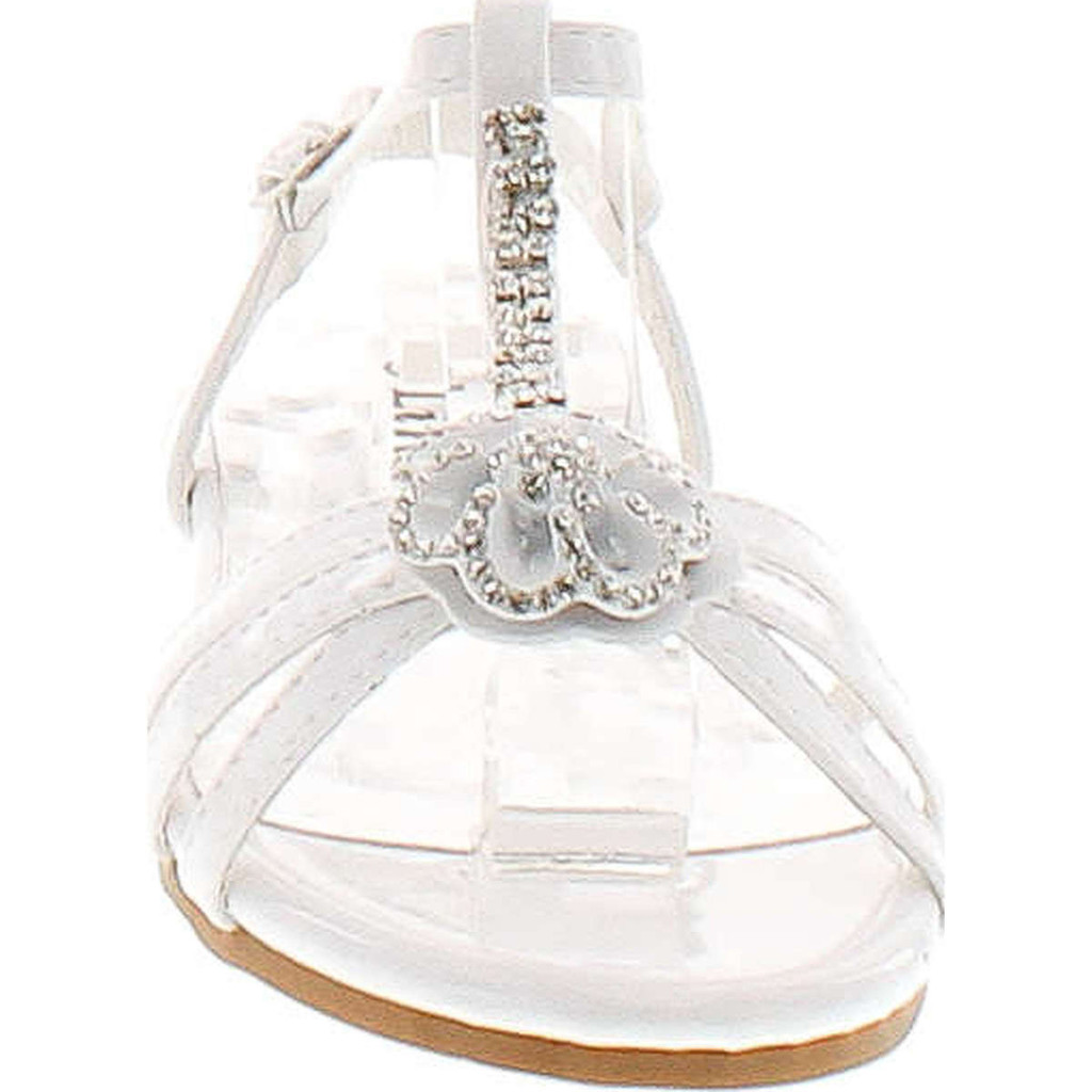 Forever Nora-69K Girls Open Toe Flat Wedding Party Dress Sandal Shoes