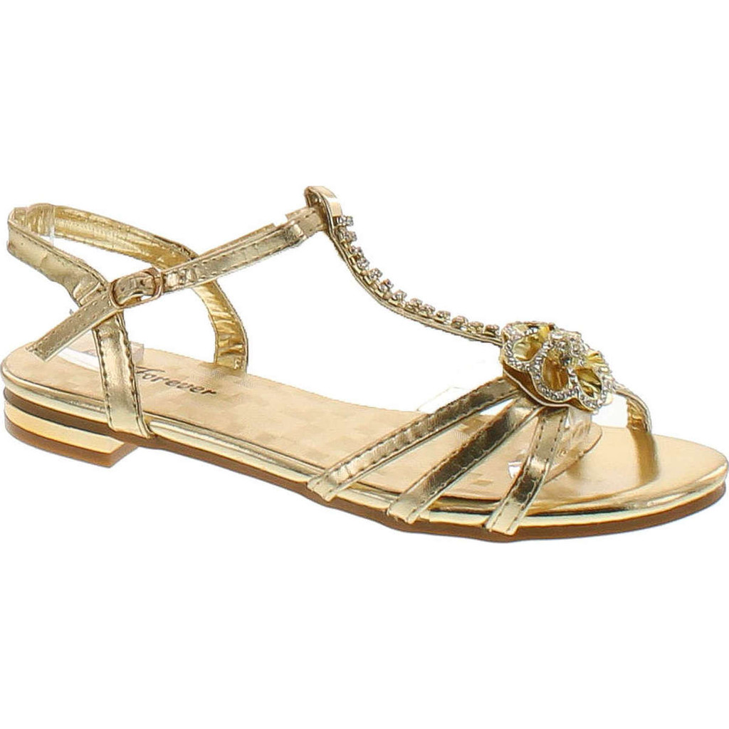 Forever Nora-69 Womens Open Toe Flat Wedding Party Dress Sandal Shoes