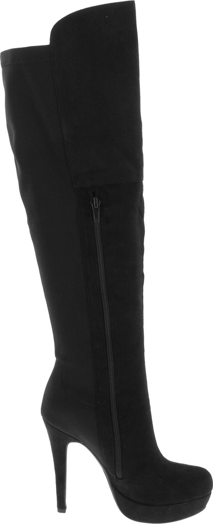 Delicious Women's Venga Faux Leather Over The Knee High Heel Boots