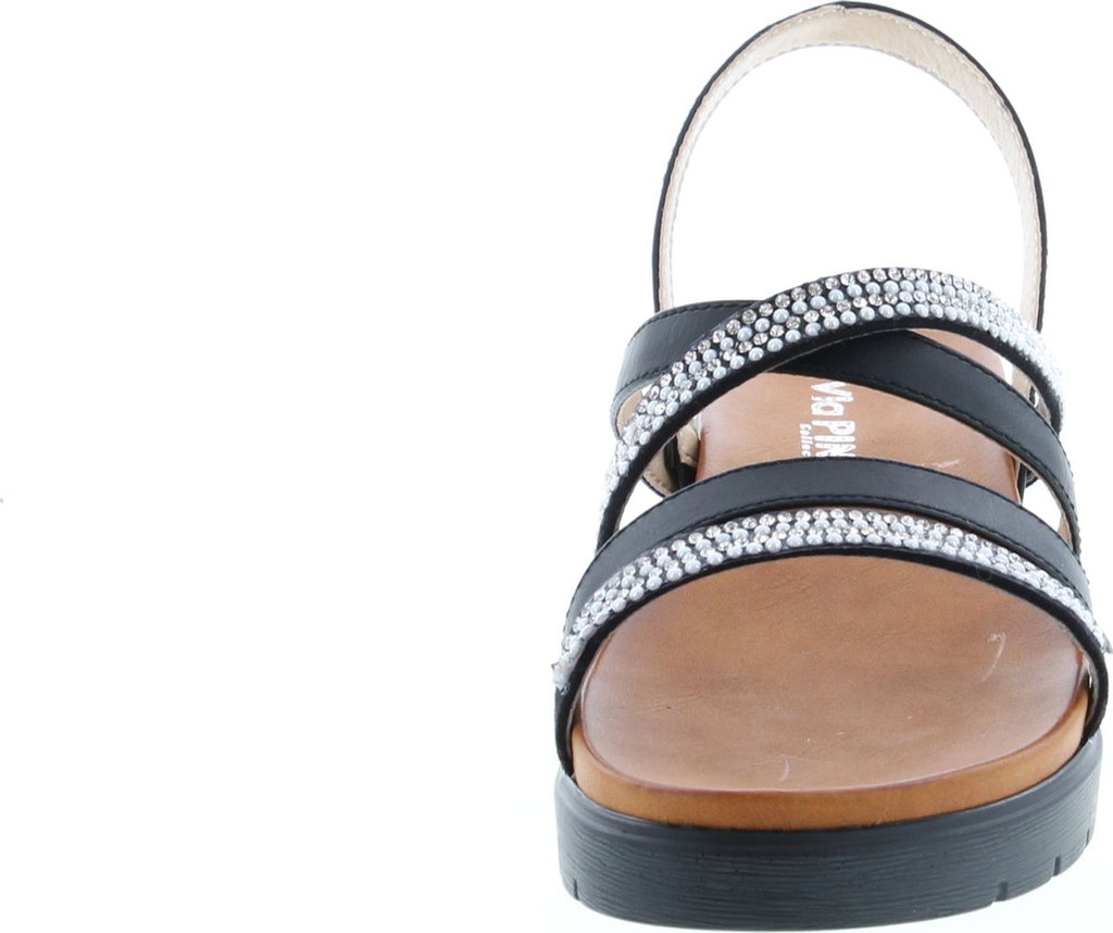 Via Pinky Fallon-02 Womens Open Toe Cushioned Strappy Low Platform Sandals